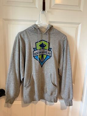 Seattle Sounders Gray Pullover Hoodie